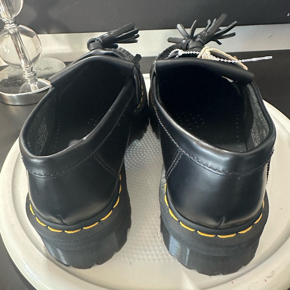 🆕Dr. Martens ADRIAN QUAD PLATFORM Tassel Loafers - Picture 10 of 17